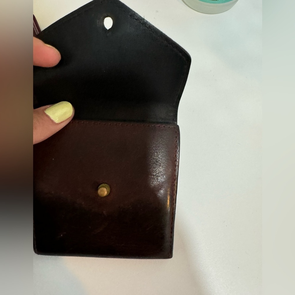 Madewell leather colorblock envelope wallet - Picture 3 of 6
